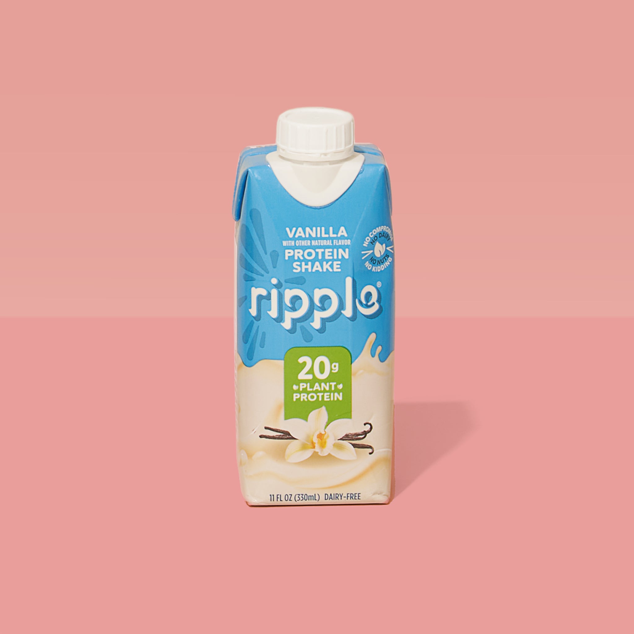 Ripple Vanilla Plant-Based Protein Shake (4-Pack)