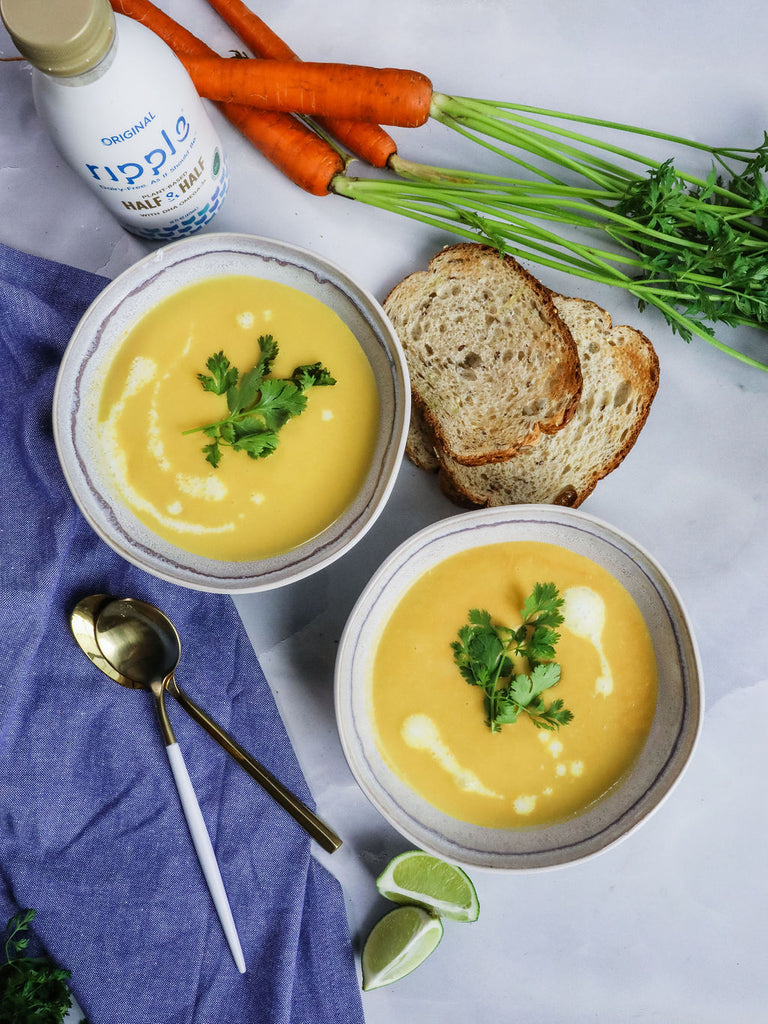 Easy Vegan Carrot Ginger Soup