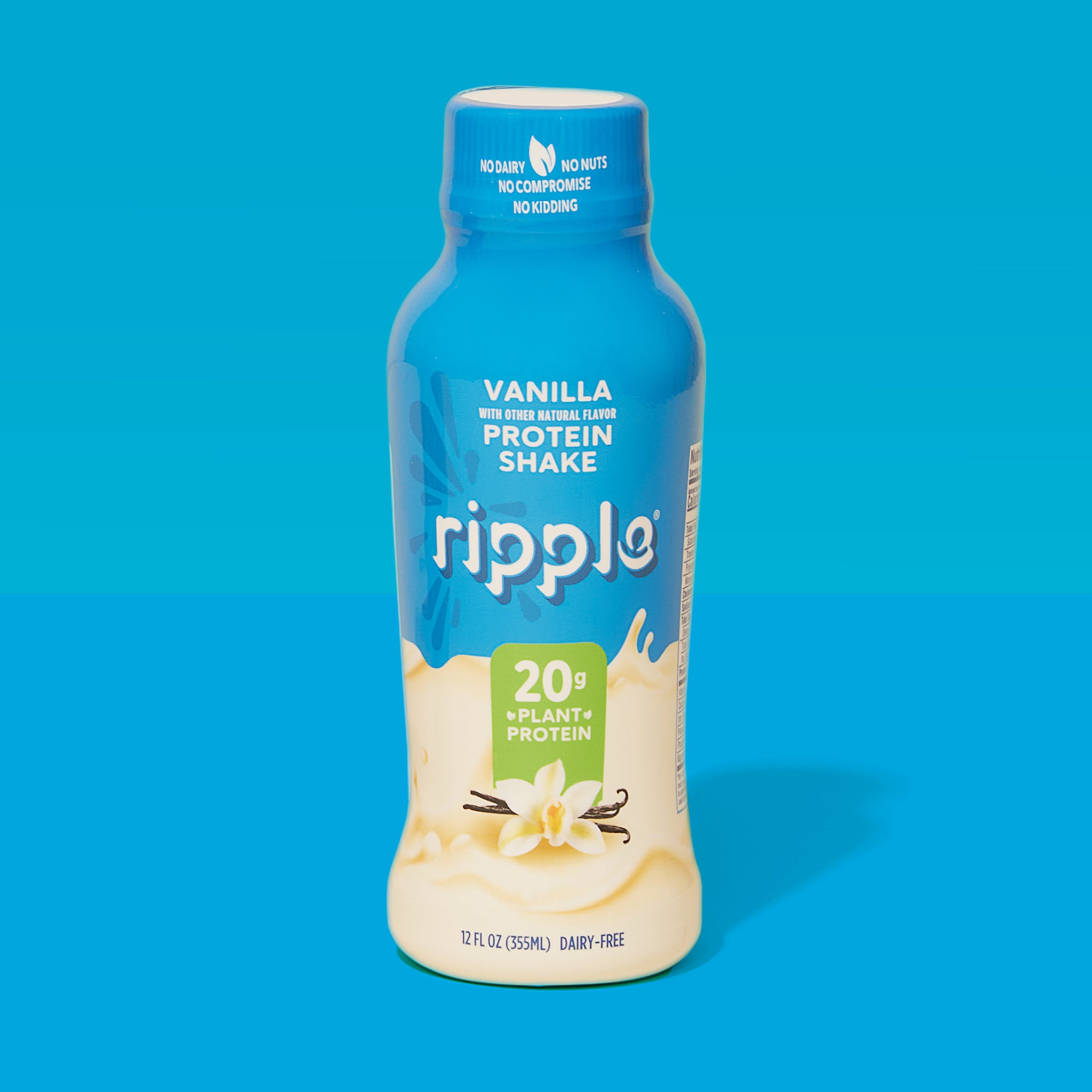 Ripple Vanilla Plant-Based Protein Shake (12-Pack)
