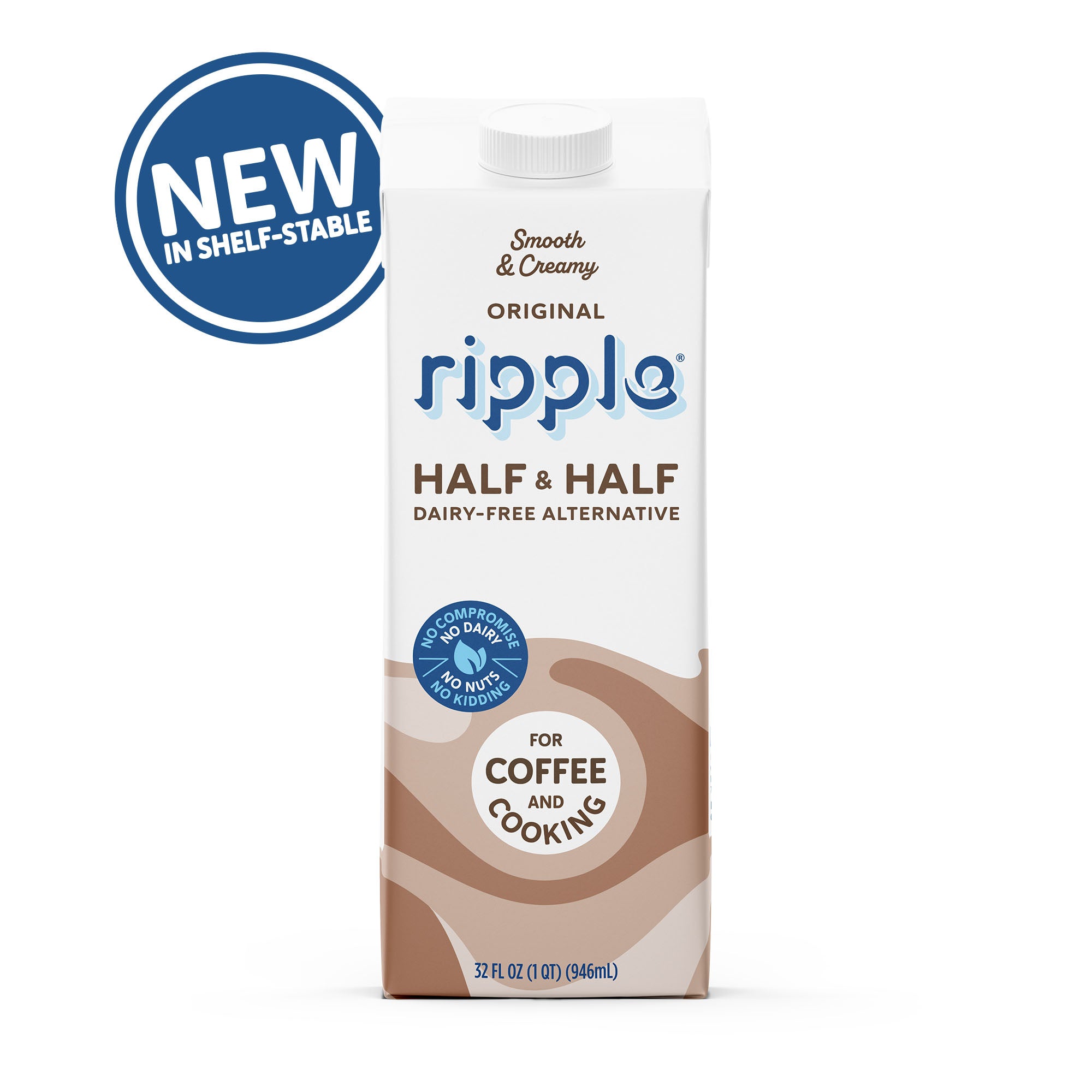 Ripple Shelf-Stable Non-Dairy Half & Half (6-Pack)