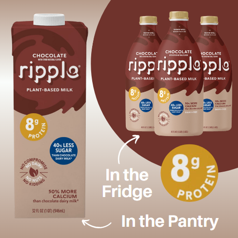 Ripple Shelf-Stable Non-Dairy Chocolate Milk (6-Pack)